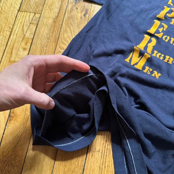 Vintage 70s Sperm Funny Men’s Rights Graphic Tee Shirt - Picture 3 of 7